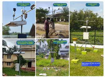 3 No.s of 3m Automatic Weather Stations